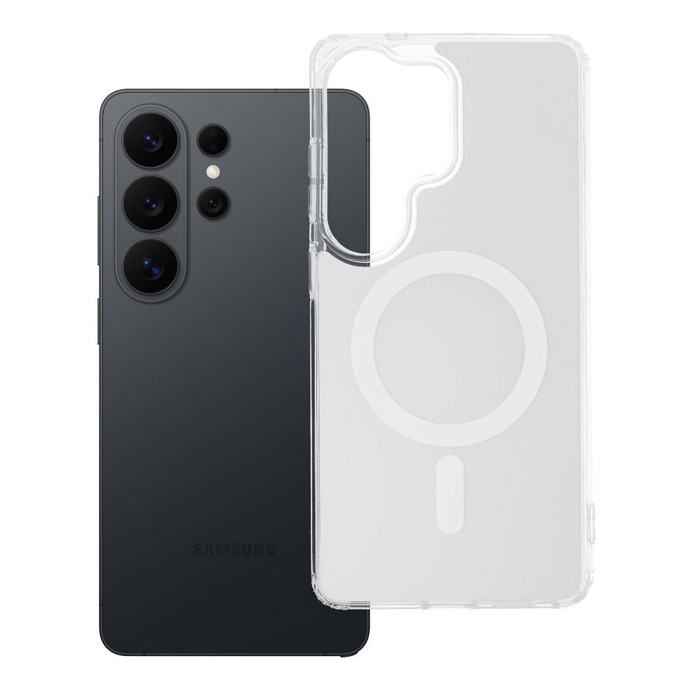 Case for Samsung S26 ULTRA Clear Fusion Mag Cover compatible with MagSafe white Case for Samsung S26 ULTRA Clear Fusion Mag Cover compatible with MagSafe white