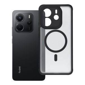 Case for Xiaomi Redmi Note 14 4G Full Matte Mag Cover compatible with MagSafe black