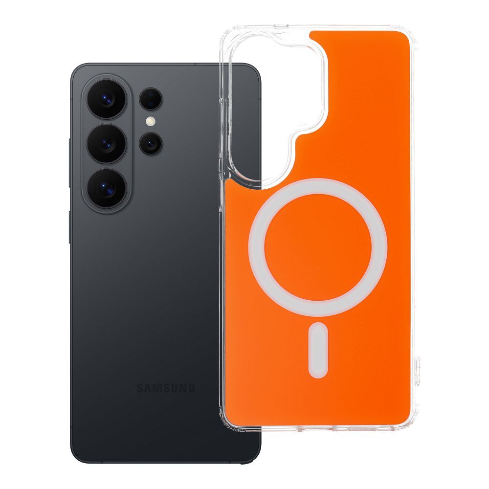 Case for Samsung S26 ULTRA Clear Fusion Mag Cover compatible with MagSafe hermes orange Case for Samsung S26 ULTRA Clear Fusion Mag Cover compatible with MagSafe hermes orange