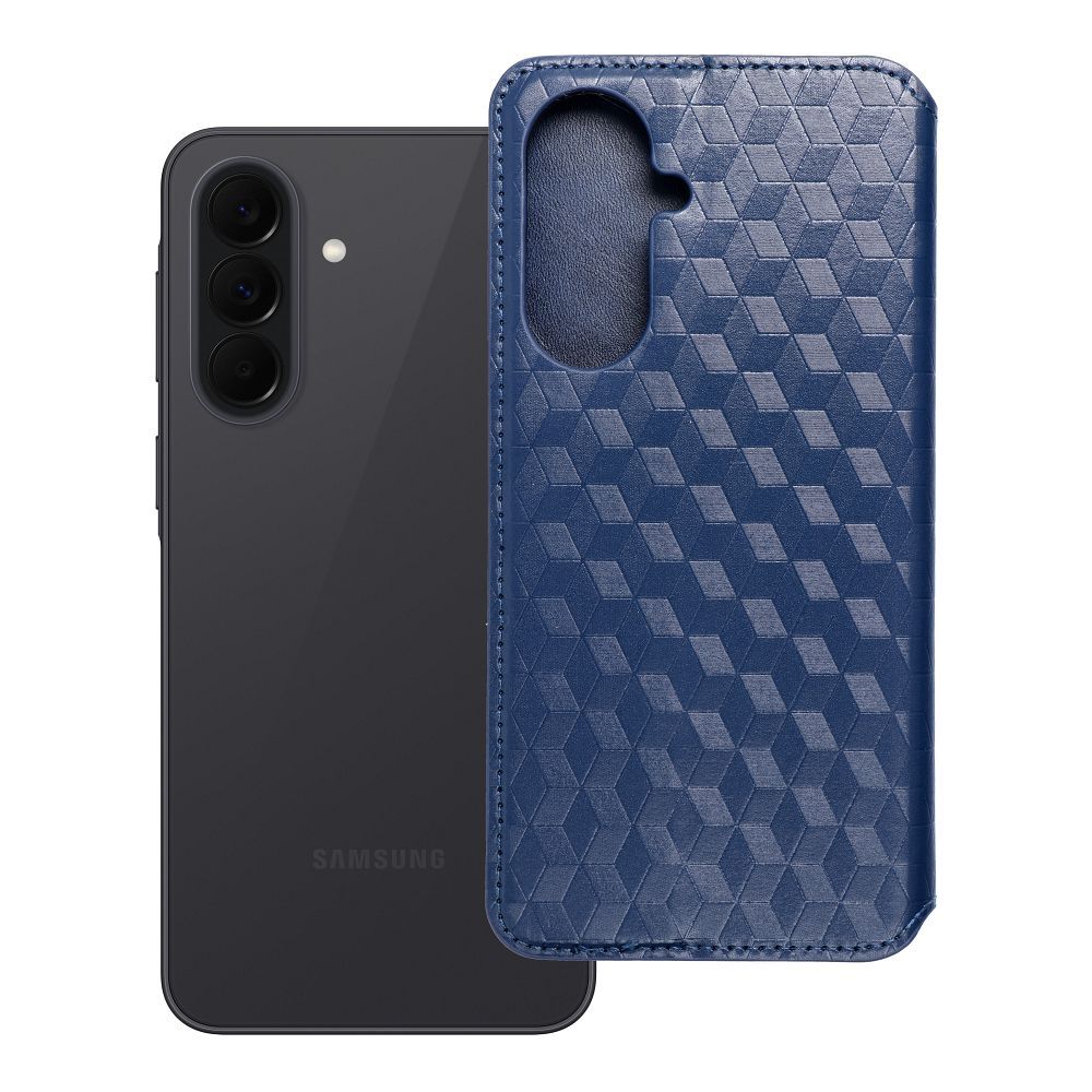 Flip case for Samsung A37 Cubic Book blue Flip case for Samsung A37 Cubic Book blue