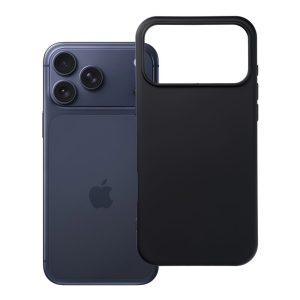 Case for iPhone 17 Pro Max / 18 Pro Max (low camera edge) Silicone black