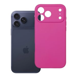 Case for iPhone 18 Pro Max / 17 Pro Max Silicone 2mm (camera protection) compatible with MagSafe pink