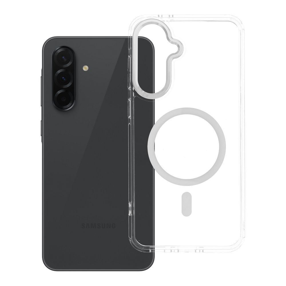 Case for Samsung A36 Frame Clear Hybrid Mag Cover compatible with MagSafe transparent Case for Samsung A36 Frame Clear Hybrid Mag Cover compatible with MagSafe transparent