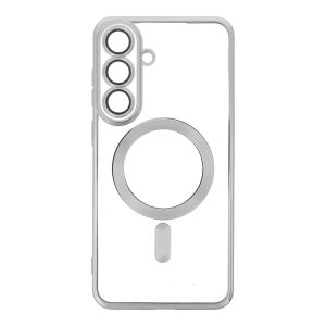 Case for Samsung S26 FE Electro Mag Cover compatible with MagSafe silver