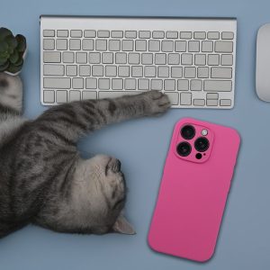 Case for iPhone 18 Pro Max / 17 Pro Max Silicone 2mm (camera protection) compatible with MagSafe pink 4 377734ae1f2d47317d167274b11fbdc3