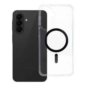 Case for Samsung A27 Drop Glue Colorful Ring Mag Cover compatible with MagSafe black