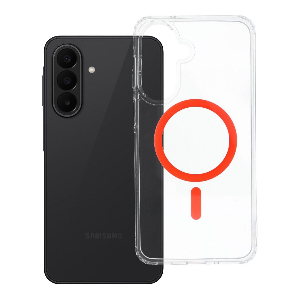 Case for Samsung A27 Drop Glue Colorful Ring Mag Cover compatible with MagSafe orange Case for Samsung A27 Drop Glue Colorful Ring Mag Cover compatible with MagSafe orange