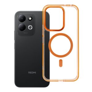 Θήκη Xiaomi Redmi 17 4G / 5G Frame Clear Hybrid Mag Cover MagSafe hermes orange