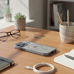 Case for iPhone 18 Pro / 17 Pro Color Edge Mag Cover compatible with MagSafe titanium-gray 5 4a736e60ac2687edaa0ea4c572bb72b6