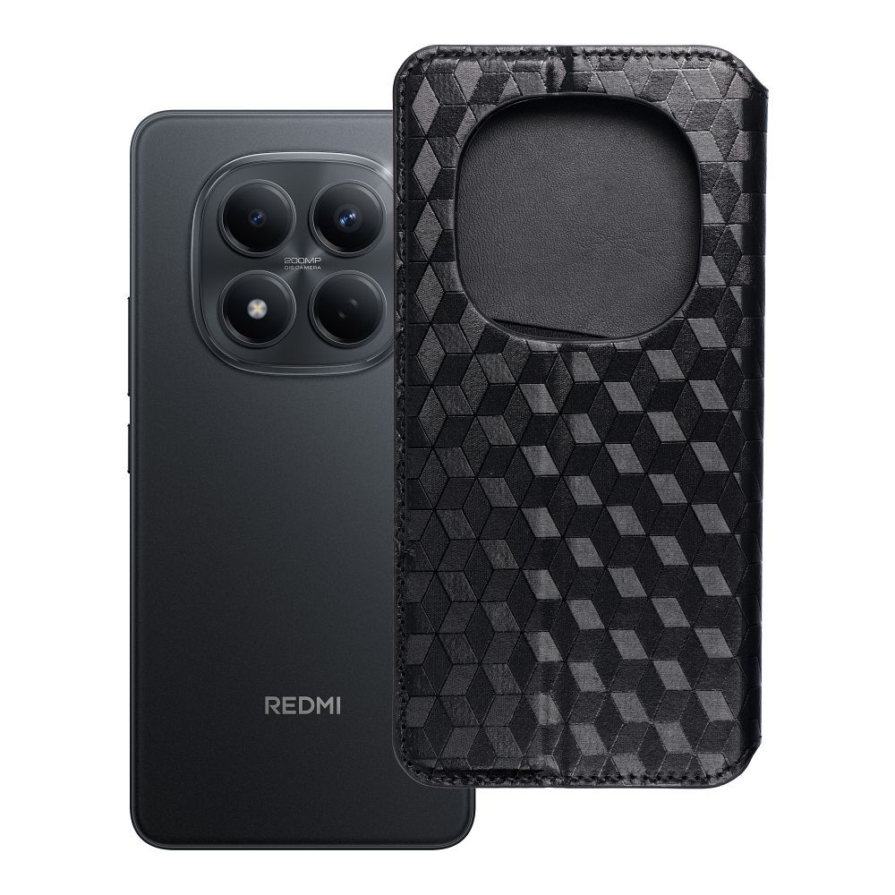 Flip case for Xiaomi Redmi NOTE 15 PRO Plus 5G Cubic Book black Flip case for Xiaomi Redmi NOTE 15 PRO Plus 5G Cubic Book black
