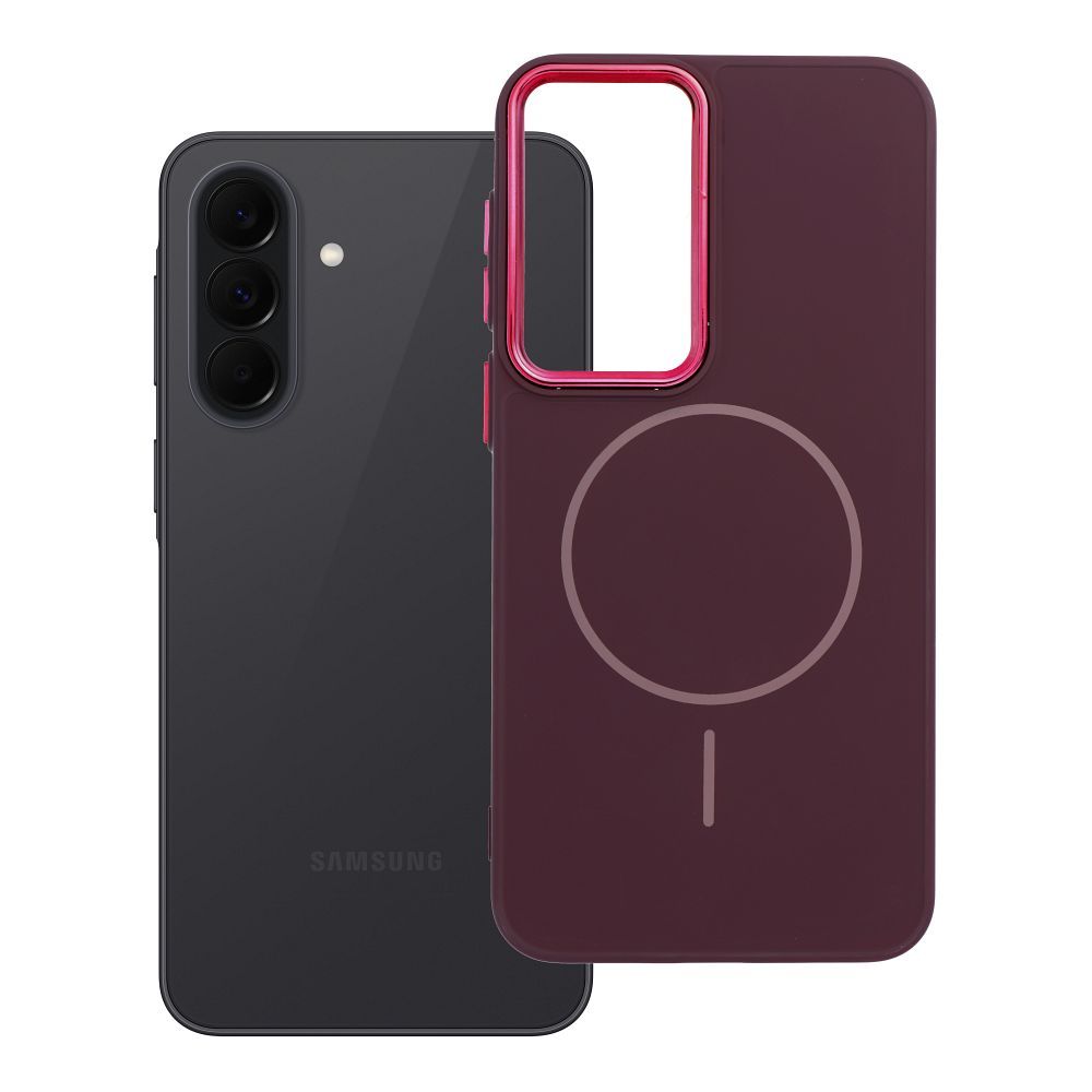 Case for Samsung A37 Frame Mag Cover compatible with MagSafe purple Case for Samsung A37 Frame Mag Cover compatible with MagSafe purple
