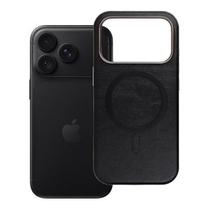 Case for iPhone 18 Pro / 17 Pro Gentleman Mag Cover compatible with MagSafe black