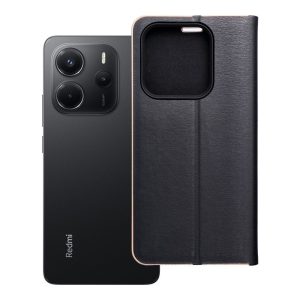 Flip case for Xiaomi Redmi NOTE 14 5G Luna Book Gold black