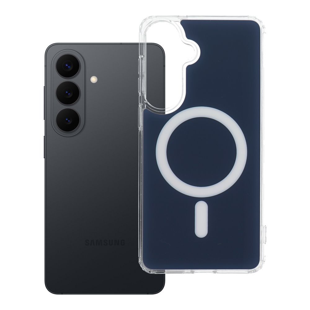 Case for Samsung S26 PLUS Clear Fusion Mag Cover compatible with MagSafe navy blue Case for Samsung S26 PLUS Clear Fusion Mag Cover compatible with MagSafe navy blue