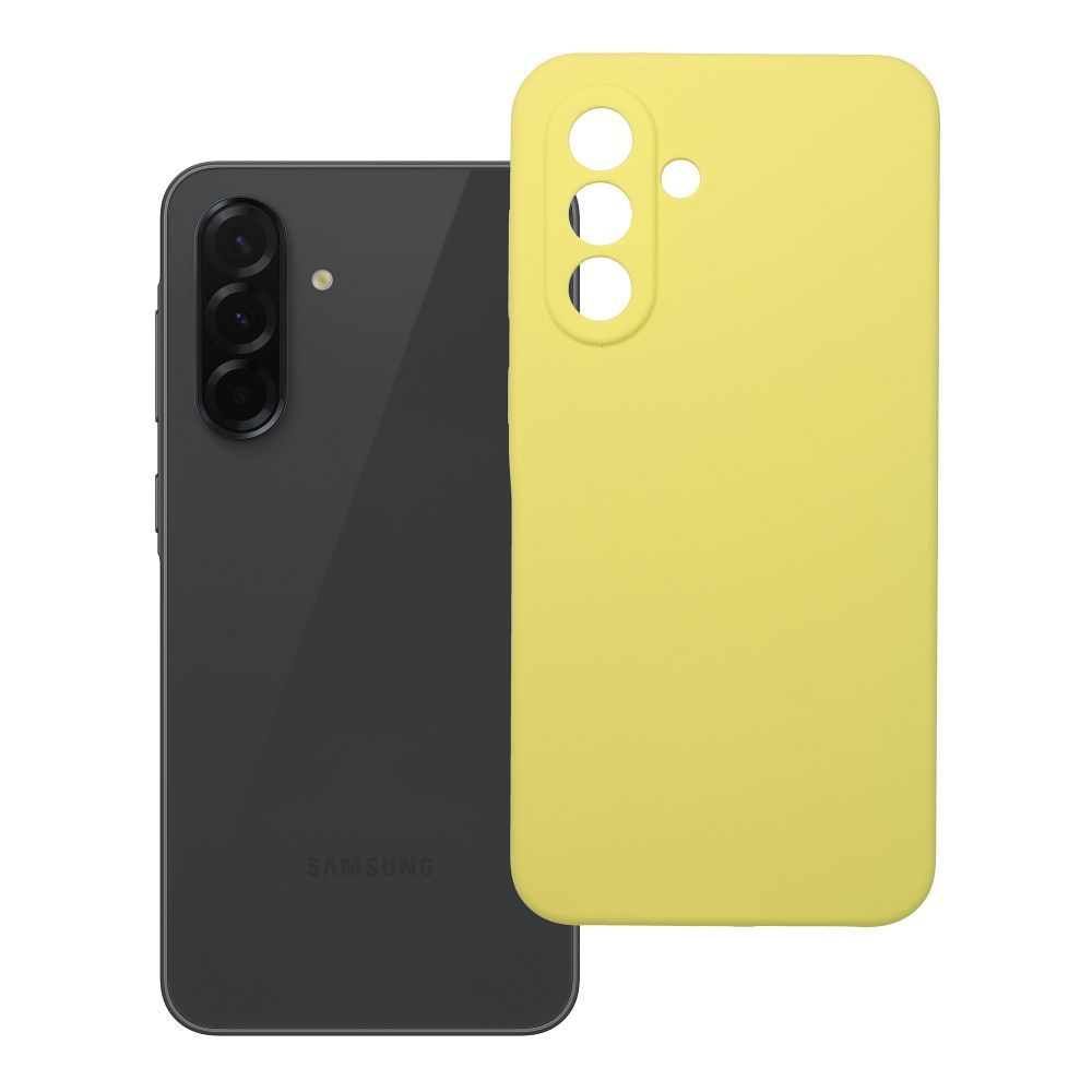 Case for Samsung A36 5G Silicone 2mm (camera protection) yellow Case for Samsung A36 5G Silicone 2mm (camera protection) yellow