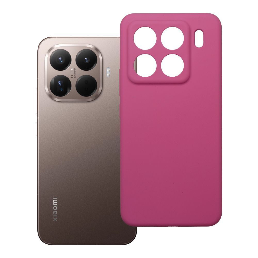 Case for Xiaomi 15 PRO Silicone 2mm (camera protection) pink Case for Xiaomi 15 PRO Silicone 2mm (camera protection) pink