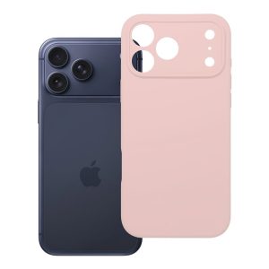 Case for iPhone 18 Pro Max / 17 Pro Max Silicone 2mm (camera protection) compatible with MagSafe powder pink
