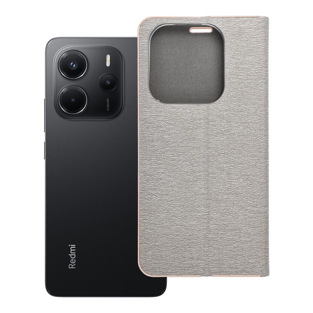 Flip case for Xiaomi Redmi NOTE 14 5G Luna Book Gold silver Flip case for Xiaomi Redmi NOTE 14 5G Luna Book Gold silver