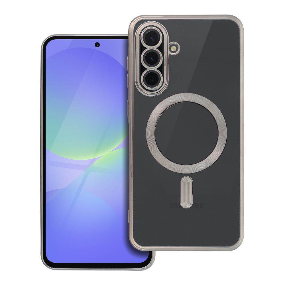 Case for Samsung A36 Electro Mag Cover compatible with MagSafe titanium gray Case for Samsung A36 Electro Mag Cover compatible with MagSafe titanium gray
