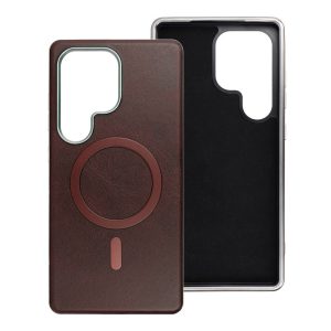GENTLEMAN MAG COVER Case compatible with MagSafe for SAMSUNG A37 brown 3 715a9d7a9a73bf8ed33f5fedc9200142