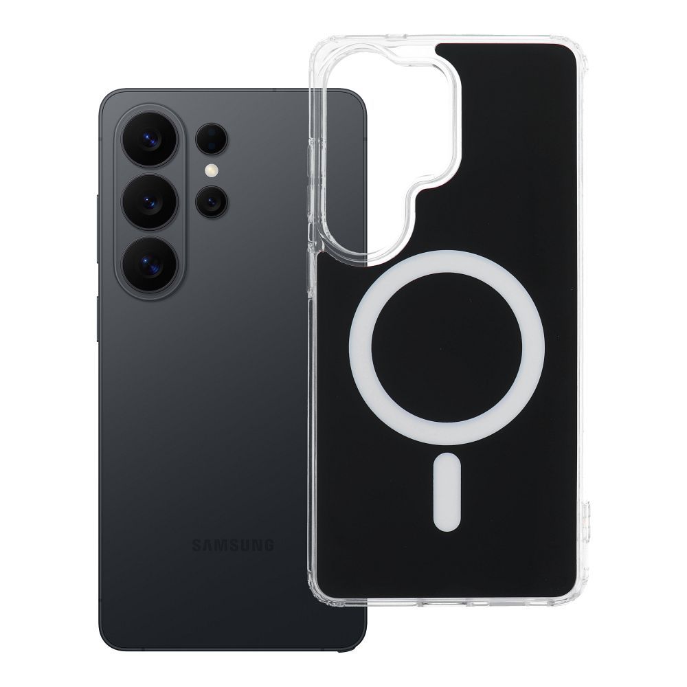 Case for Samsung S26 ULTRA Clear Fusion Mag Cover compatible with MagSafe black Case for Samsung S26 ULTRA Clear Fusion Mag Cover compatible with MagSafe black