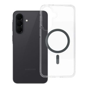 Case for Samsung A37 Drop Glue Colorful Ring Mag Cover compatible with MagSafe grey