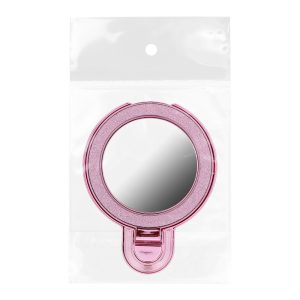 Βάση Δαχτυλίδι Κινητού CIRCLE MIRROR Αυτοκόλλητη με Stand & Mirror Finish Pink 3 74df44ba818870ae53217ac3a93c0ed9