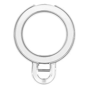 Phone stand CIRCLE - stick-on - silver