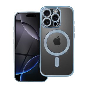Case for iPhone 16 PRO Electro Mag Cover compatible with MagSafe blue