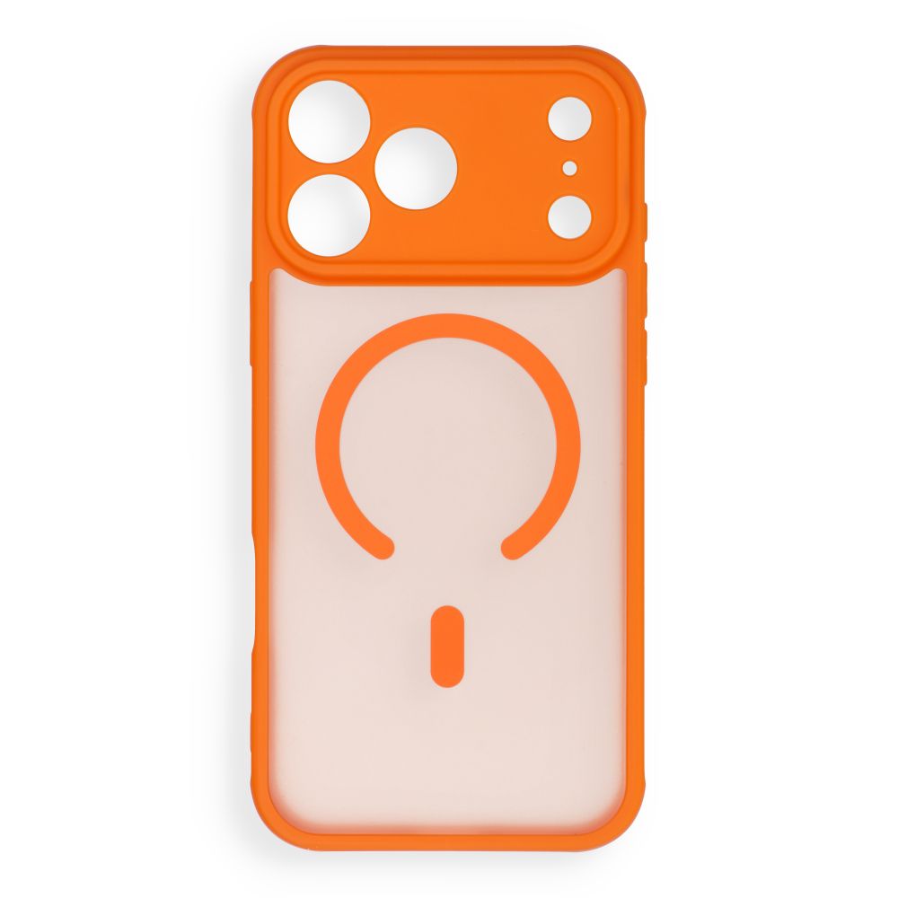 Case for iPhone 18 Pro Max / 17 Pro Max Full Matte Mag Cover compatible with MagSafe orange Case for iPhone 18 Pro Max / 17 Pro Max Full Matte Mag Cover compatible with MagSafe orange