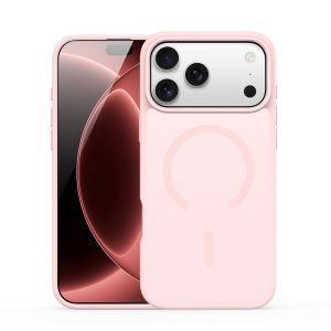 DUX DUCIS case YIND compatible with MagSafe for iPhone 18 Pro Max / 17 Pro Max (Open Ring Version) light pink