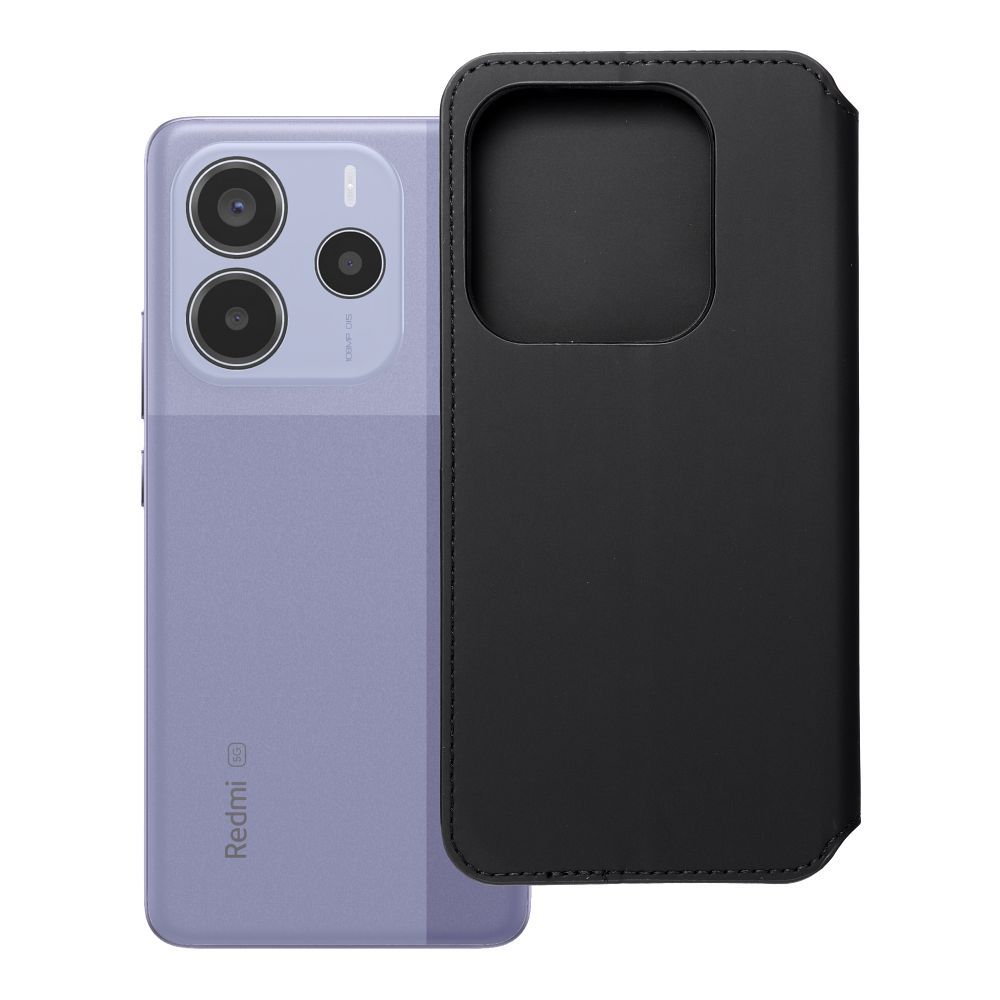 Flip case for Xiaomi Redmi NOTE 14 5G Dual Pocket Book black Flip case for Xiaomi Redmi NOTE 14 5G Dual Pocket Book black