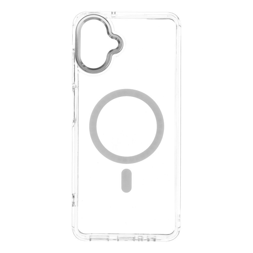 Case for Samsung A07 / A08 Frame Clear Hybrid Mag Cover compatible with MagSafe transparent Case for Samsung A07 / A08 Frame Clear Hybrid Mag Cover compatible with MagSafe transparent