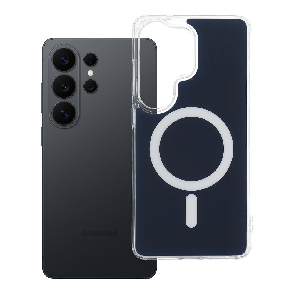 Case for Samsung S26 ULTRA Clear Fusion Mag Cover compatible with MagSafe navy blue Case for Samsung S26 ULTRA Clear Fusion Mag Cover compatible with MagSafe navy blue