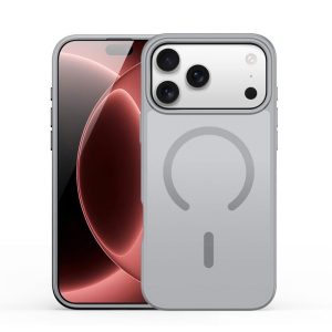 DUX DUCIS case YIND compatible with MagSafe for iPhone 18 Pro Max / 17 Pro Max (Open Ring Version) grey