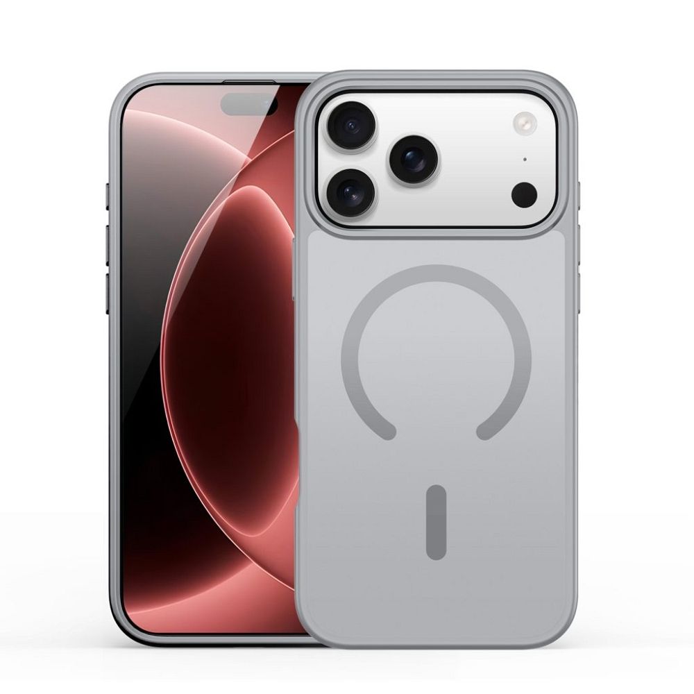 DUX DUCIS case YIND compatible with MagSafe for iPhone 18 Pro Max / 17 Pro Max (Open Ring Version) grey DUX DUCIS case YIND compatible with MagSafe for iPhone 18 Pro Max / 17 Pro Max (Open Ring Version) grey