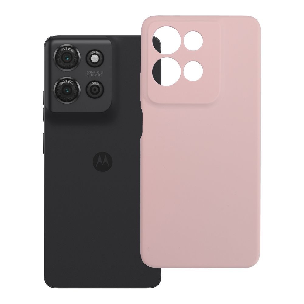 Case for Motorola G75 Silicone 2mm (camera protection) powder pink Case for Motorola G75 Silicone 2mm (camera protection) powder pink