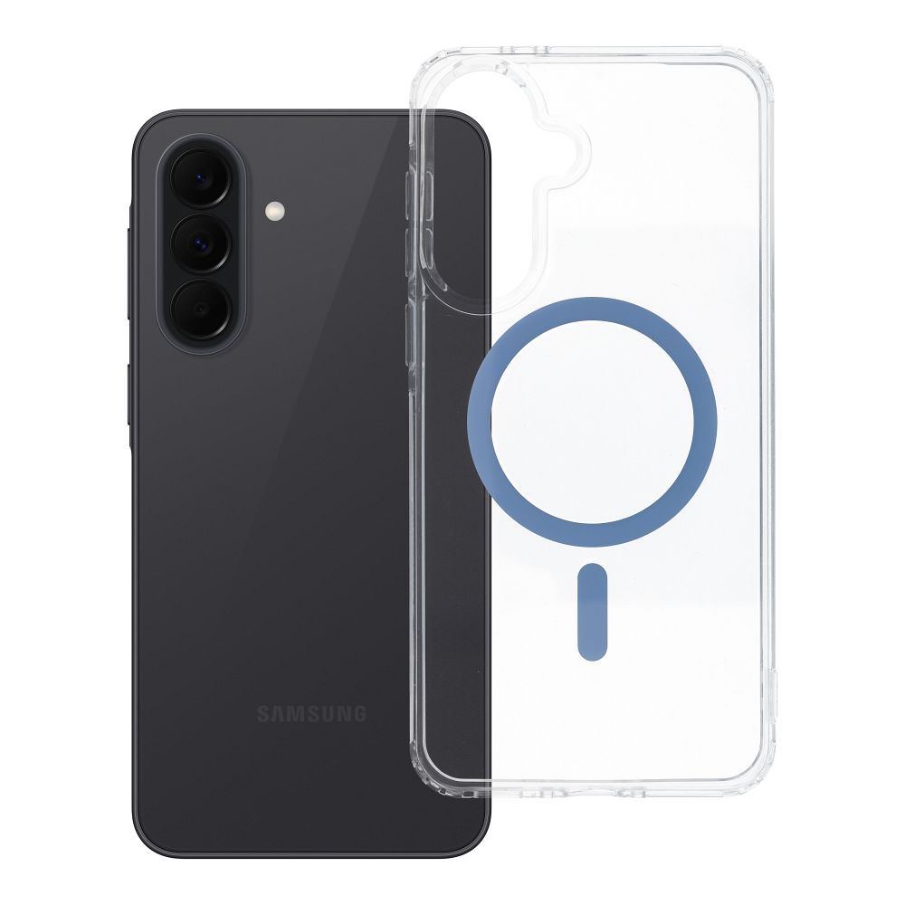 Case for Samsung A37 Drop Glue Colorful Ring Mag Cover compatible with MagSafe light blue Case for Samsung A37 Drop Glue Colorful Ring Mag Cover compatible with MagSafe light blue
