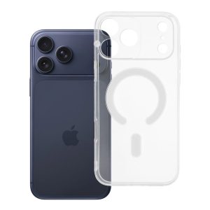 Case for iPhone 18 Pro Max / 17 Pro Max Clear Case 2 mm Mag Cover compatible with MagSafe (camera protection) transparent