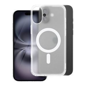 Case for Samsung S24 PLUS Frost Mag Cover compatible with MagSafe transparent frozen