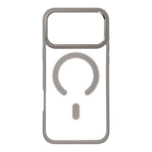 Case for iPhone 18 Pro Max / 17 Pro Max Color Edge Mag Cover compatible with MagSafe titanium-gray