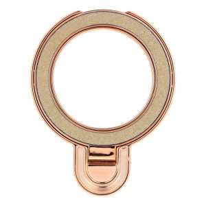 Phone stand CIRCLE GLITTER - stick-on - gold