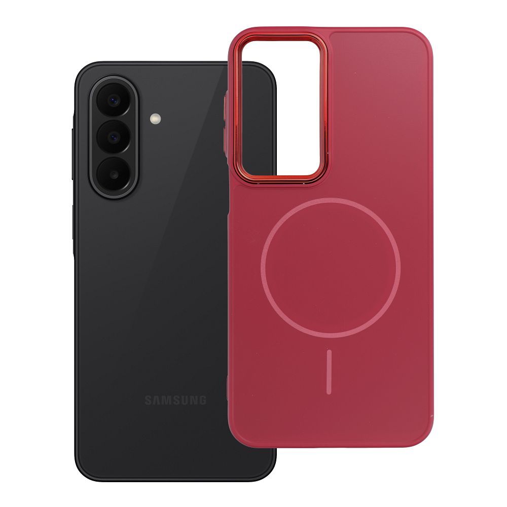 Case for Samsung A27 Frame Mag Cover compatible with MagSafe magenta Case for Samsung A27 Frame Mag Cover compatible with MagSafe magenta