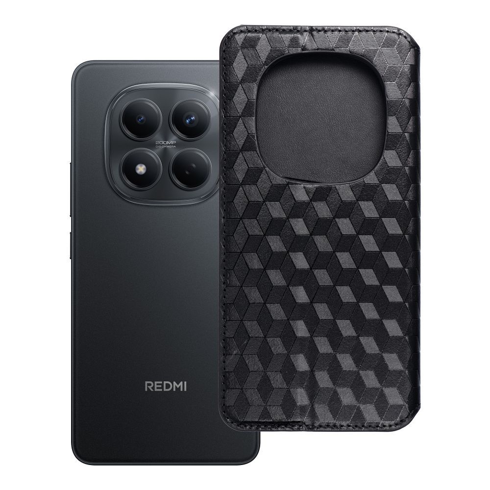 Flip case for Xiaomi Redmi NOTE 15 PRO 5G Cubic Book black Flip case for Xiaomi Redmi NOTE 15 PRO 5G Cubic Book black