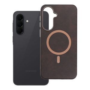 Case for Samsung A37 Gentleman Mag Cover compatible with MagSafe brown