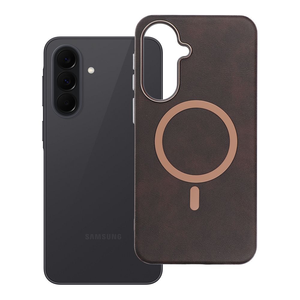 Case for Samsung A37 Gentleman Mag Cover compatible with MagSafe brown Case for Samsung A37 Gentleman Mag Cover compatible with MagSafe brown