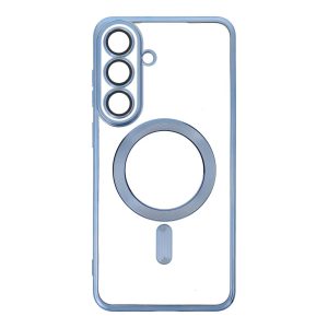 Case for Samsung S26 FE Electro Mag Cover compatible with MagSafe blue
