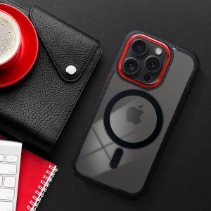 Case for iPhone 18 Pro / 17 Pro Color Edge Mag Cover compatible with MagSafe dark cherry 5 ab9af1ca4e4f45ce6a5b9401c7620258