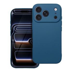 Case for iPhone 17 Pro / 18 Pro (low camera edge) Matt blue