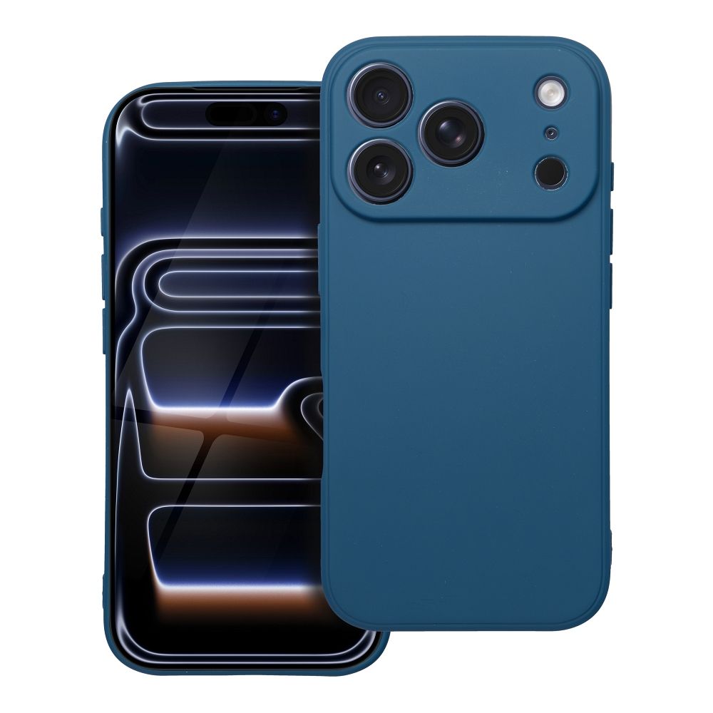 Case for iPhone 17 Pro / 18 Pro (low camera edge) Matt blue Case for iPhone 17 Pro / 18 Pro (low camera edge) Matt blue